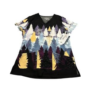 Scenic Forest Print Women's Top